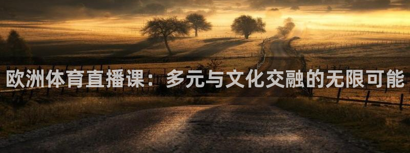 欧洲体育直播课：多元与文化交融的无限可能